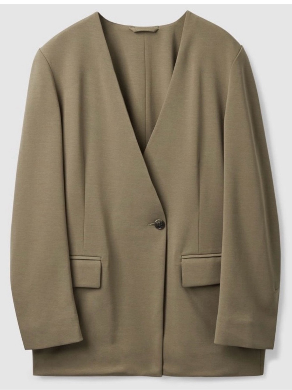 NWT. COS Relaxed-Fit V-Neck Blazer. NEW - Picture 2 of 9